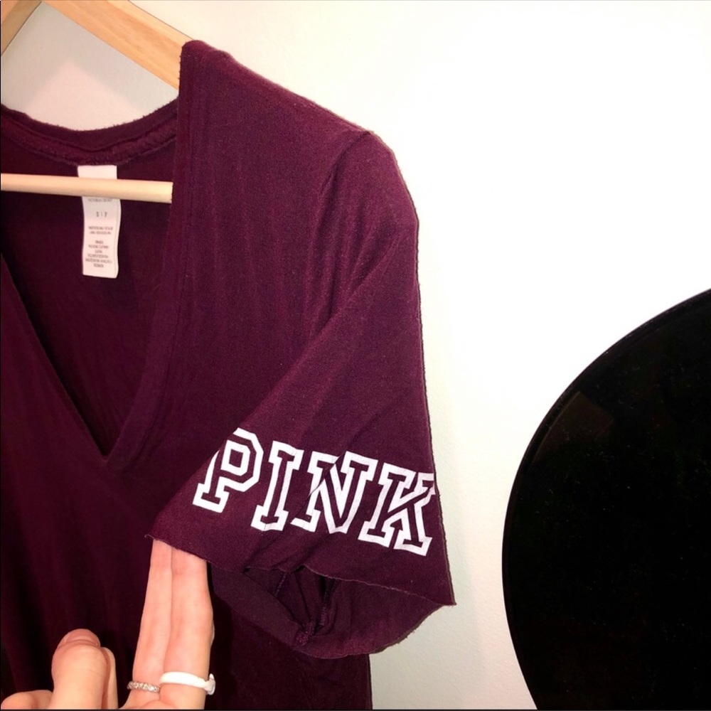 victorias secret PINK silky soft slouchy vneck tee